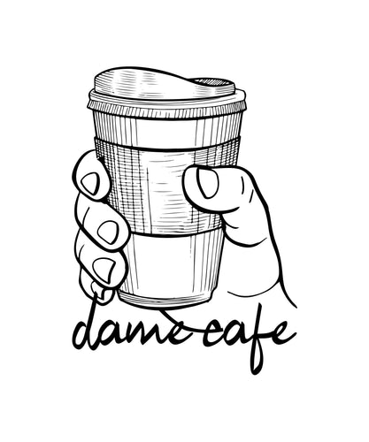 Dame Cafe Short-Sleeve Unisex T-Shirt - Great Latin Clothing