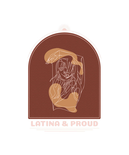 LATINA & PROUD Women's short sleeve t-shirt - Great Latin Clothing