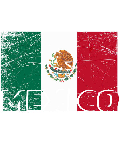 Mexico Flag Unisex T-Shirt - Great Latin Clothing