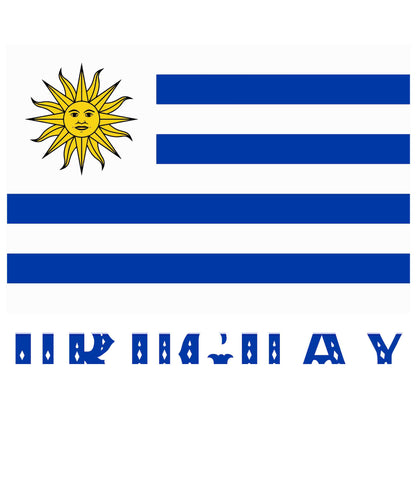 Uruguay Flag Unisex T-Shirt - Great Latin Clothing