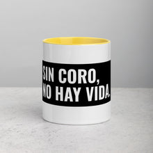 Sin Coro No Hay Vida Mug with Color Inside - Great Latin Clothing